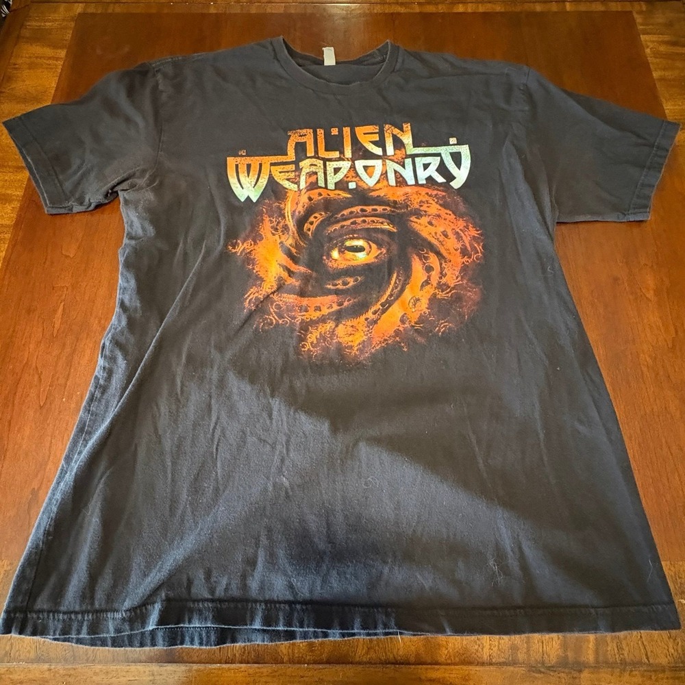 Alien Weaponry Tangaroa World Tour 2021 Band Tee Black Metal Shirt
